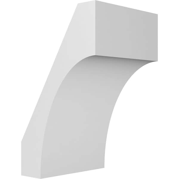 Ekena Millwork 6-in. W x 6-in. D x 10-in. H Westlake Architectural Grade PVC Knee Brace BRCP06X06X10WTL - main